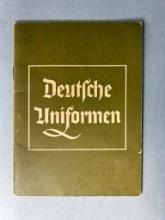 Pre WWII German Booklet "Deutsche Uniformen" Published 1938