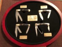D.U. flyway knife collection display, Stone River Ltd.