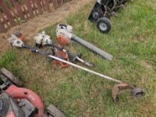 (Item off site - 1/4 mile from Auction Barn) Stihl Blower & Weedwacker Parts