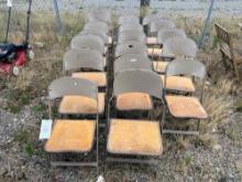 17 Folding chairs
