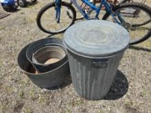 Trash can, Tubs