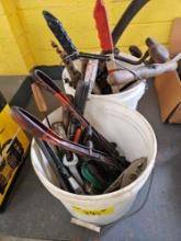 2 buckets of tools