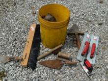 cement trowels and tools