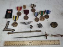 United States Marines Mini Sword, Other US Military Medals