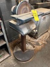 Disc Sander on Metal Base Stand