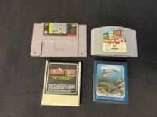 4 Games for Vintage Game systems