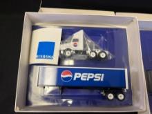 2 Winross Model Pepsi Semi Trucks