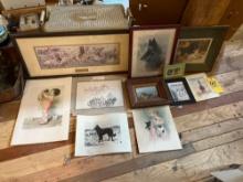 Assortment of Signed Artwork and paintings