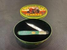 Schrade Tractor Up limited edition folding knife in tin case