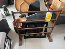 Folding Round Table, Storage Box, Baskets, & Stands