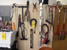 Items on Pegboard