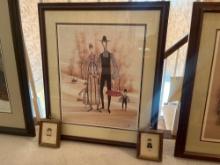 Matted & Framed Signed P. Buckley Moss Golden Joy Painting
