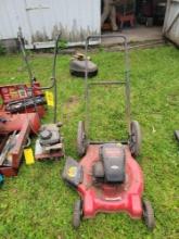 Yard Machines 4hp push mower and Craftsman 10 inch tiller