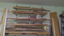 Large wood lot , trim, 2x4s, cutouts, and more