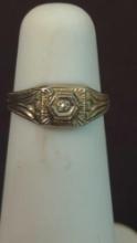 Antique 14k Gold Child's Size ring in jeweler's box