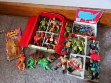 Assortment of Vintage Masters of the Universe Action Figures