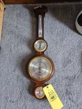 Howard Miller Wall Mounted Banjo Style Clock/ Barometer/Thermometer