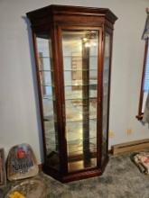 Solid Wood Glass Display Cabinet