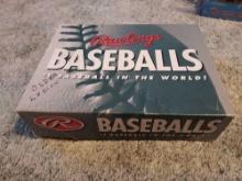 Partial Box of New Rawlings Baseballs