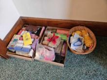 2 Boxes of Assorted Candles, Games, & Craft Materials