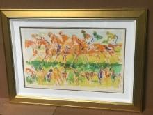 Racing 1973 by Leroy Neiman