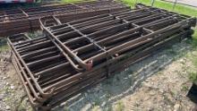 Lot of 6 -12' and 3 - 10' Cattle Panels