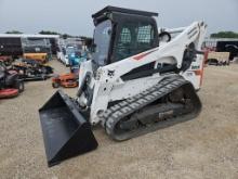 Bobcat T870 Cab/Air Tracked Skid Steer, 1881hrs
