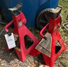 (2)  6 Ton Jack Stands