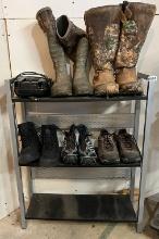 Boot Shoes & Shelf