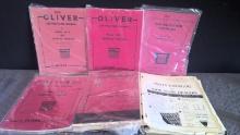 6 Assorted tractor Manuals