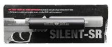 AS NEW IN BOX RUGER SILENT-SR 22 SOUND SUPPRESSOR.