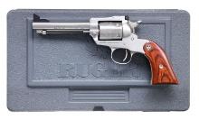 RUGER STAINLESS ADJUSTABLE SIGHT BEARCAT REVOLVER.