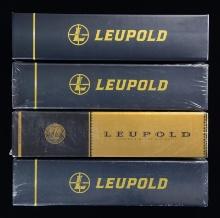 4 LEUPOLD MATTE 1" SCOPES: MODEL 180619 & 66110.