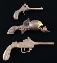 RARE 19TH CENTURY IVES CAST IRON CAP GUN "JUST