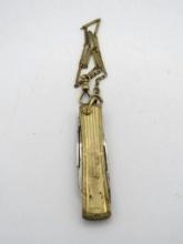 Hayward GF Pen Knife with 14K Yellow Gold Chain