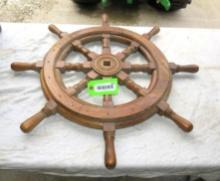 Decorative Wooden Boat Steering Wheel