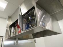 NEW 2019 52X66 CAPTIVE AIRE S/STEEL EXHAUST HOOD (SIDE ACCESS PANEL REMOVED)