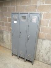 SET OF 3 LOCKERS