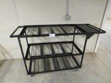 24X48 BLACK 3-DECK STOCK CART