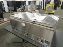 NEW CROWN VERITY CV3WHS COUNTERTOP 3-WELL STEAM TABLE / HOT DOG STEAMER STATION