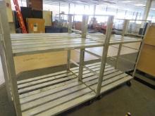 24X60 ALUMINUM 2-DECK COOLER CARTS