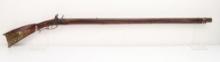 Antique Singed Flintlock Long Rifle