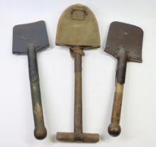 WWII Entrenching Tools US And German (3)