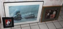 Three Railroad Related Prints Including Signed and Numbered Howard Fogg