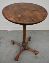 Antique Side Table with Carved Legs