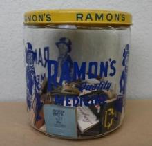 Ramon's Quality Medicine Advertising Store Counter Jar
