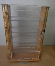 Rotating New Arrivals Display Case with Key